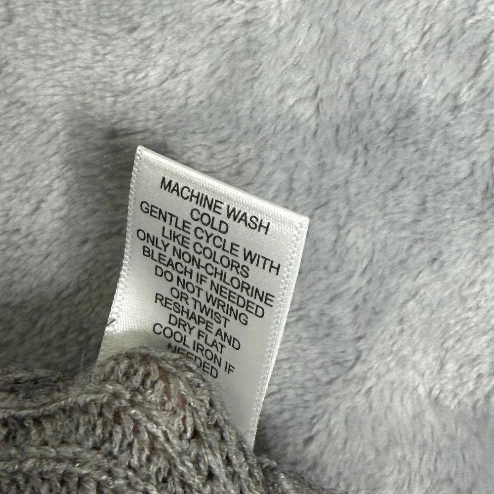 New Sincerely Jules High Rise Flare Leg Roll Top Pants Womens S Grey Knit - Picture 6 of 10